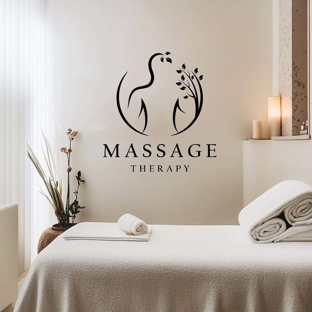Wellness Spa And Massage - Adesivo da parete in vinile per